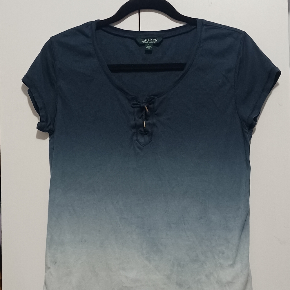 Ralph Lauren women's t-shirt with a gradient design